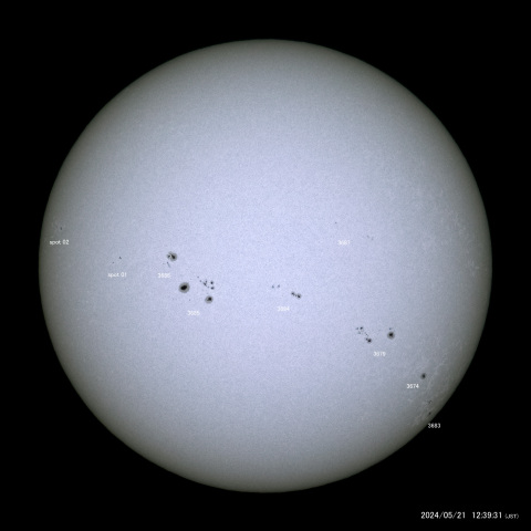 太陽黒点 (2024/05/21)