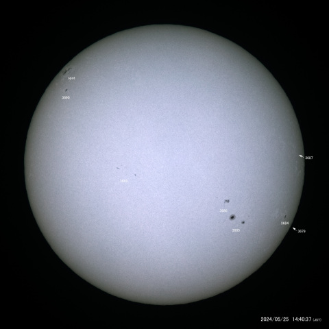 太陽黒点 (2024/05/25)