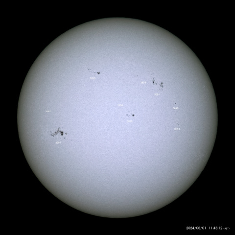 太陽黒点 (2024/06/01)