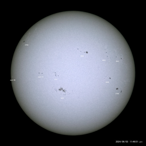 太陽黒点 (2024/06/03)