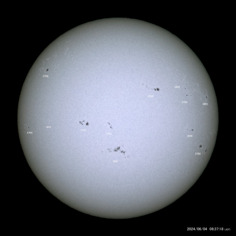 太陽黒点 (2024/06/04)