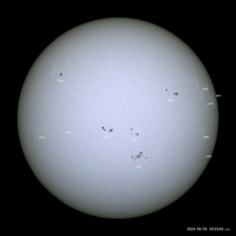 太陽黒点 (2024/06/05)
