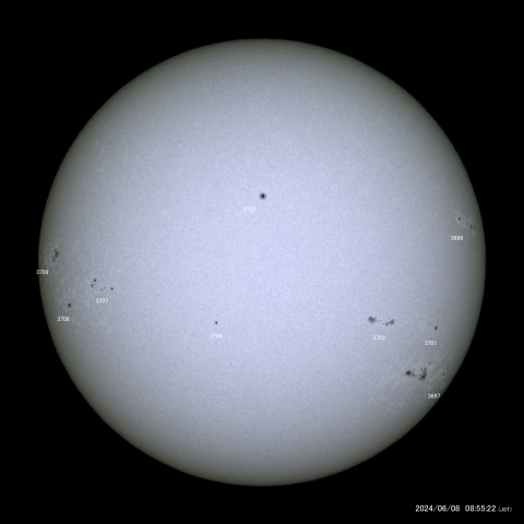 太陽黒点 (2024/06/08)