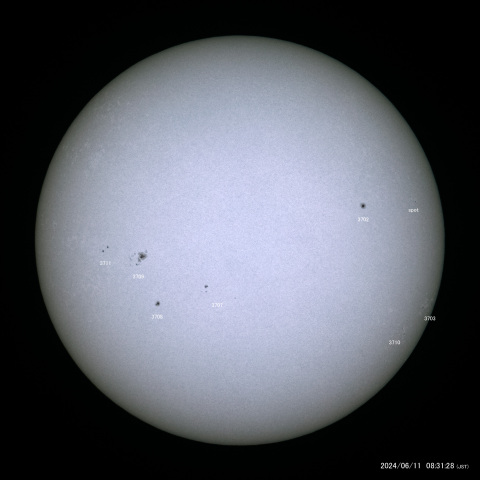 太陽黒点 (2024/06/11)