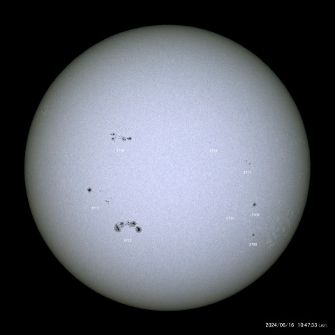 太陽黒点 (2024/06/16)