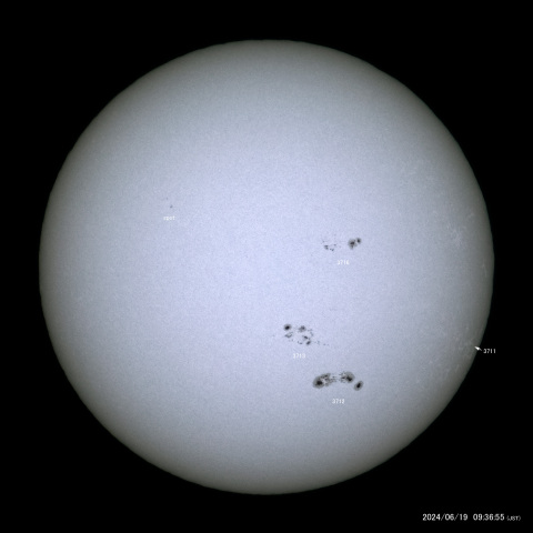 太陽黒点 (2024/06/19)