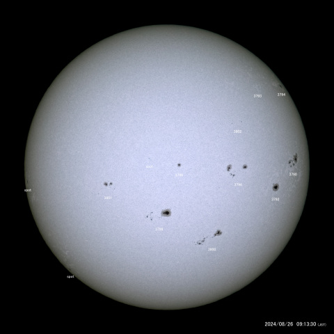太陽黒点 (2024/08/26)