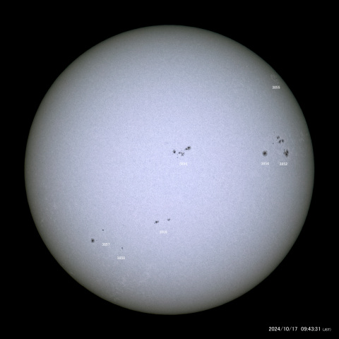 太陽黒点 (2024/10/17)