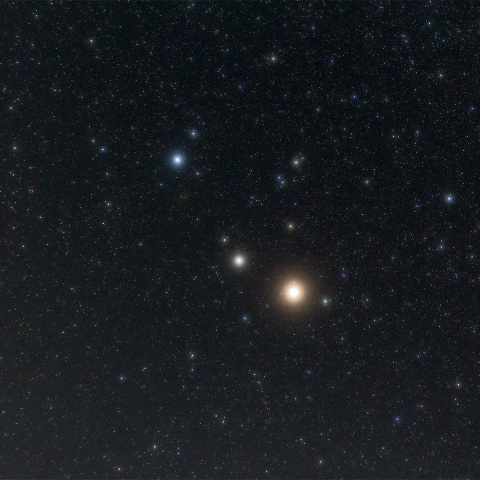 火星とポルックスの接近＆カストル