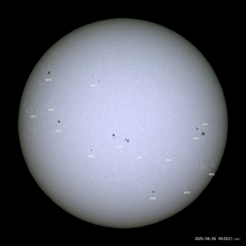 太陽黒点 (2025/04/26)