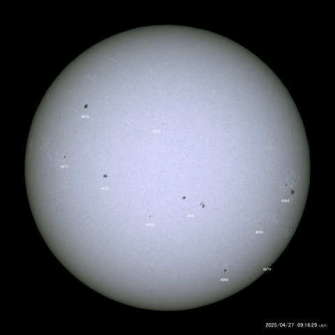 太陽黒点 (2025/04/27)