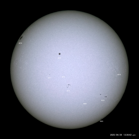 太陽黒点 (2025/04/29)