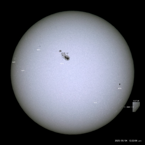 太陽黒点 (2025/05/04)