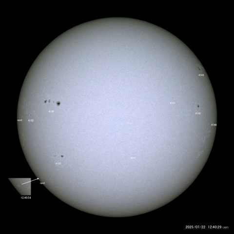 太陽黒点 (2025/07/22)