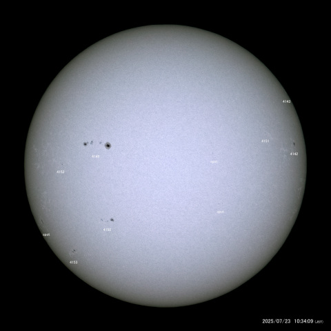 太陽黒点 (2025/07/23)