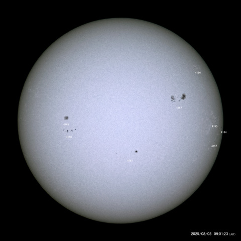 太陽黒点 (2025/08/03)
