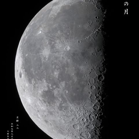 下弦の月(月齢 22)