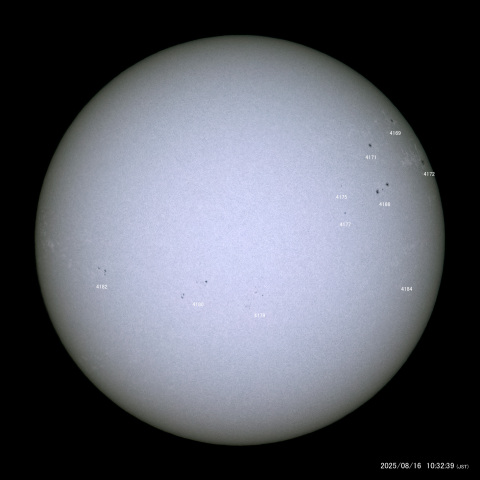 太陽黒点 (2025/08/16)