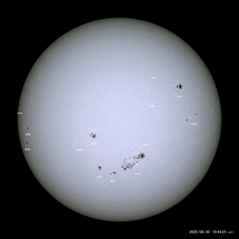 太陽黒点 (2025/08/30)
