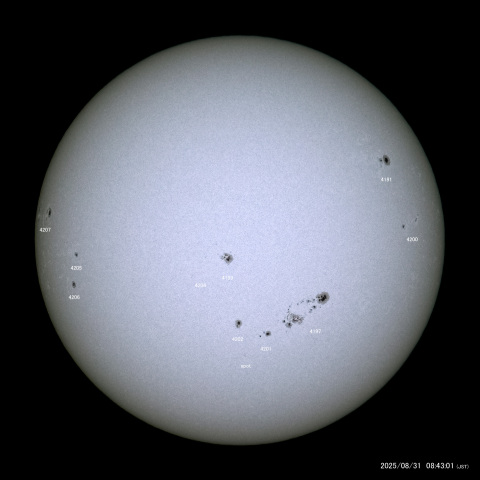 太陽黒点 (2025/08/31)