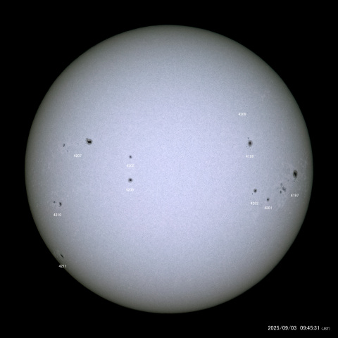 太陽黒点 (2025/09/03)