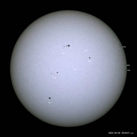 太陽黒点 (2025/09/06)