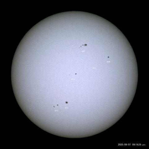 太陽黒点 (2025/09/07)