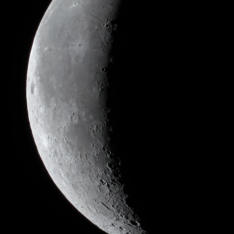 月齢 24.6 + 木星と衛星