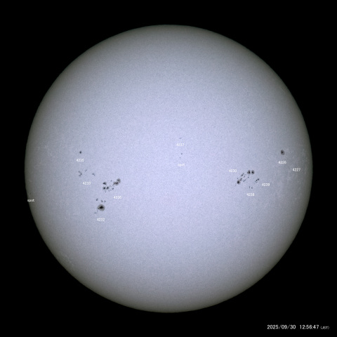 太陽黒点 (2025/09/30)