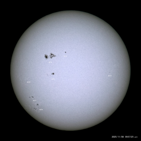 太陽黒点 (2025/11/08)