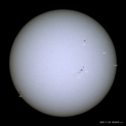 太陽黒点 (2025/11/29)