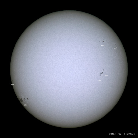 太陽黒点 (2025/11/30)