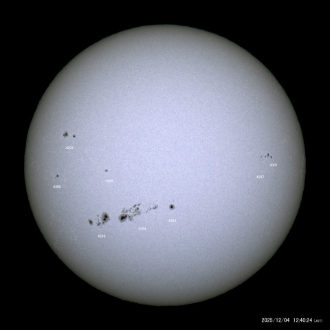 太陽黒点 (2025/12/04)