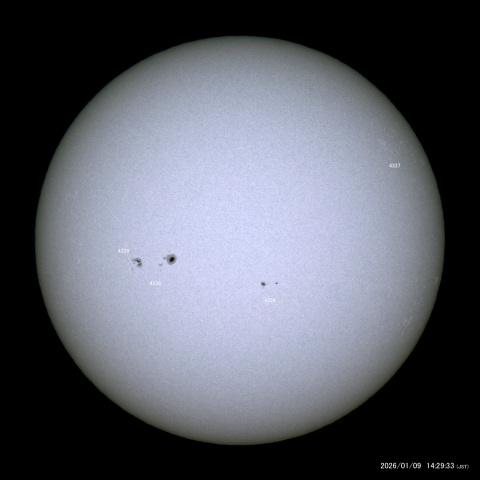 太陽黒点 (2026/01/09)