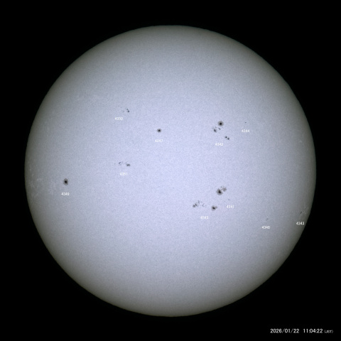 太陽黒点 (2026/01/22)