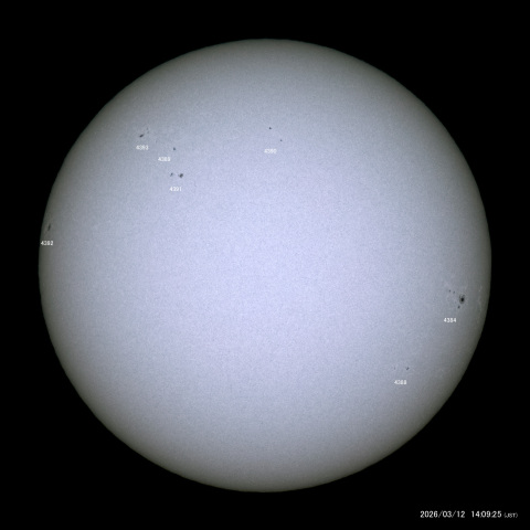 太陽黒点 (2026/03/12)