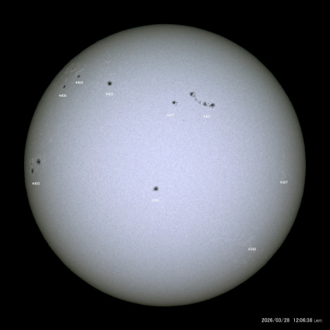 太陽黒点 (2026/03/28)