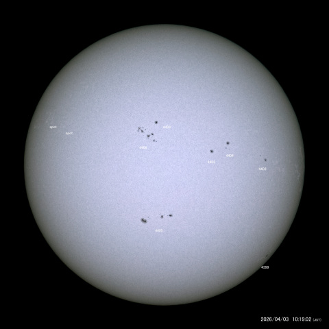 太陽黒点 (2026/04/03)