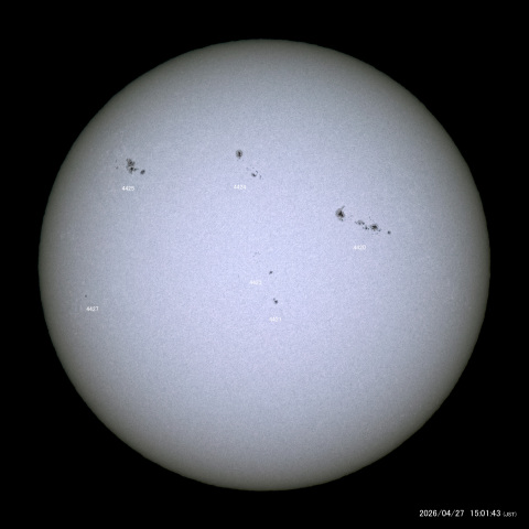 太陽黒点 (2026/04/27)