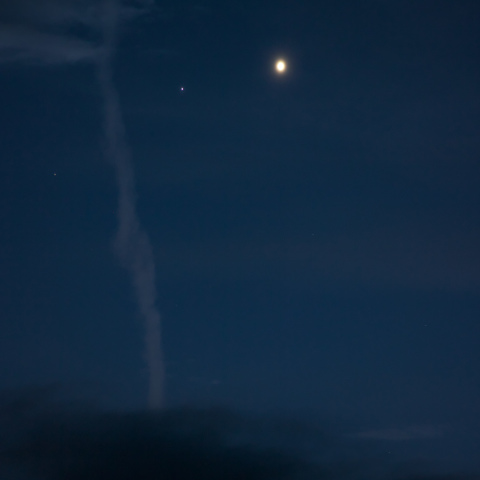 金星とレグルス