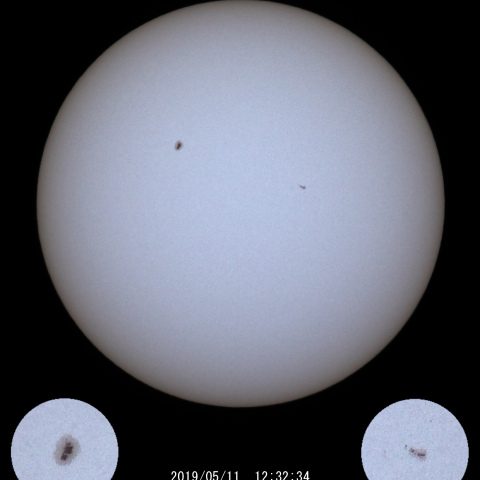 久しぶりの黒点