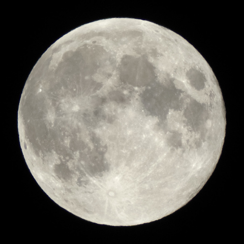 望月（月齢14.2）