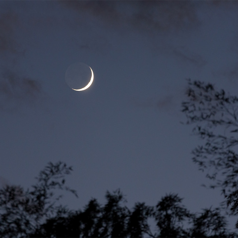 三日月（月齢 2.7）
