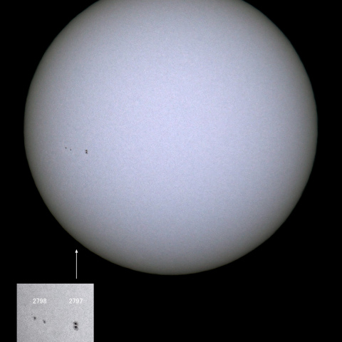 太陽黒点 (2021/01/20)