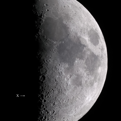 月齢 7.6（月面 X & L）