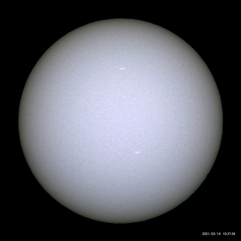 太陽黒点 (2021/03/14)