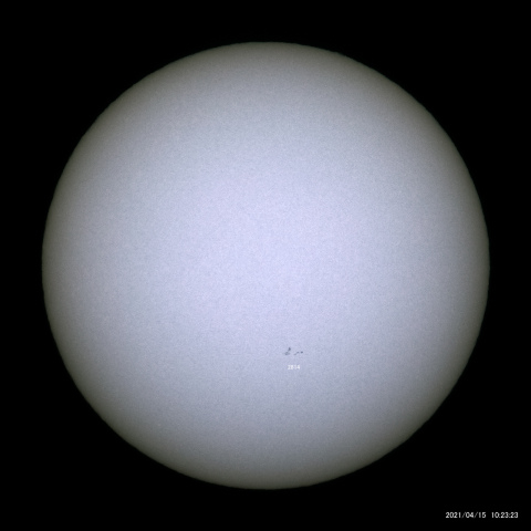 太陽黒点 (2021/04/15)