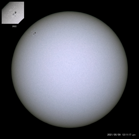 太陽黒点 (2021/05/09)