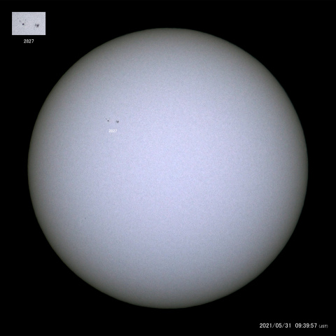 太陽黒点 (2021/05/31)