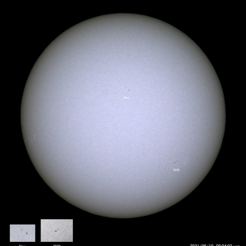 太陽黒点 (2021/06/10)